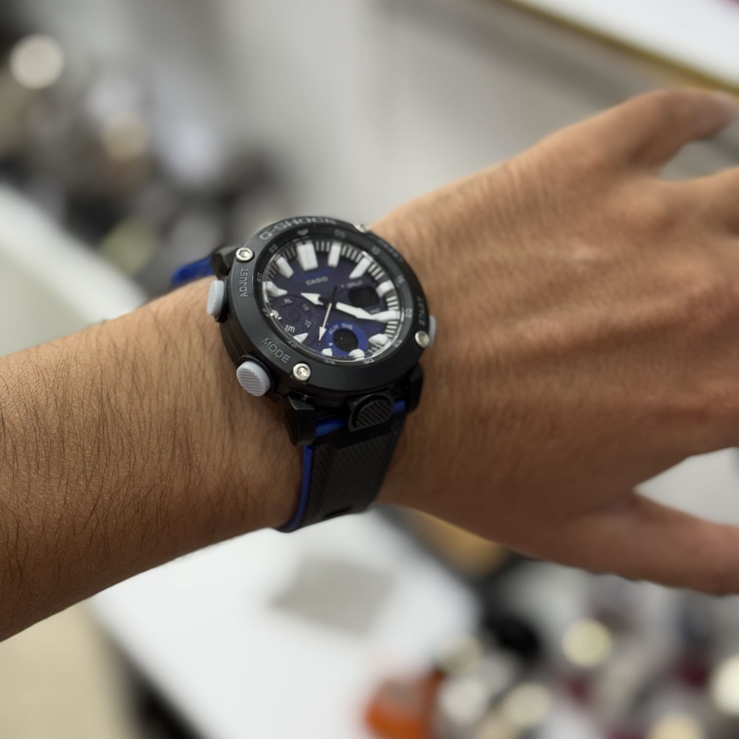 ساعت مچی کاسیو G-SHOCK GA-900-2A مشکی آبی | اسپرت و مقاوم